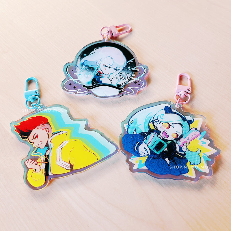 Cyberpunk: Edgerunners Charm Set