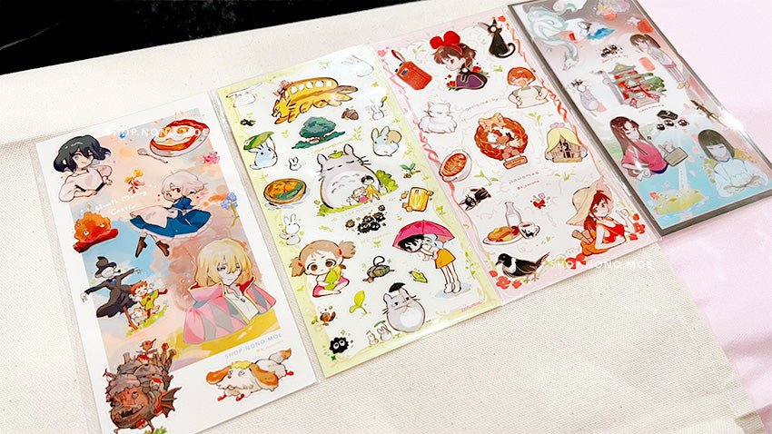 Ghibli Sticker Sheet Set