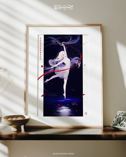 Monogatari - Moonlit Dance Print