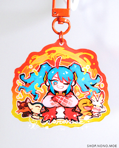 Pokemiku - Fire Type Charm