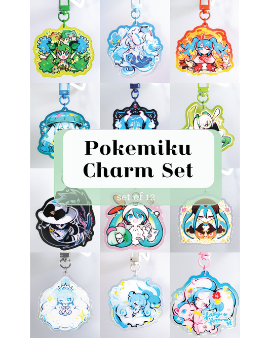 Pokemiku - Full Charm Set [12]