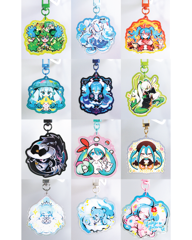 Pokemiku - Full Charm Set [12]