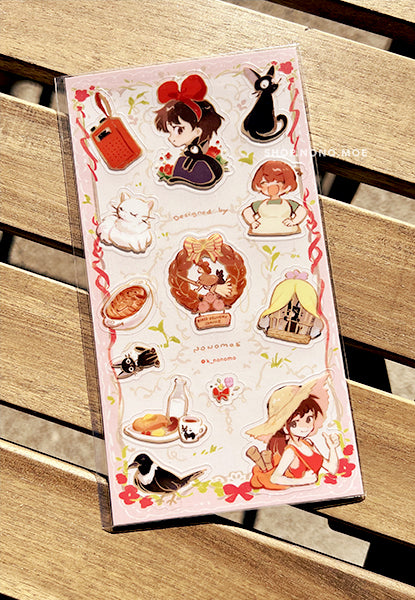 Ghibli Sticker Sheet - Kiki's Delivery Service