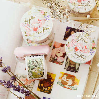 Les Filles des Fleur Stamp Washi Tape