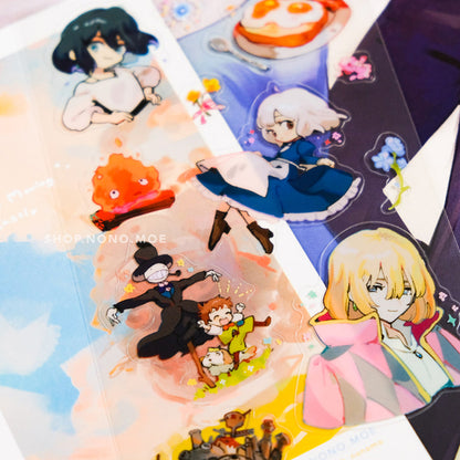 Ghibli Sticker Sheet - Howl's Moving Castle